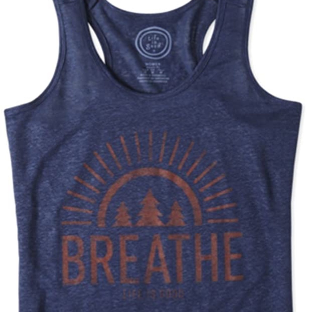 Life is Good Breathe Tank Top - Picture 2 of 6